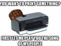 Scumbag printer
