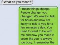 Changes