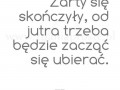 Skończyło się 