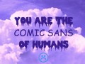 Comic sans