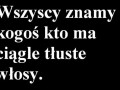 Tłuste włosy