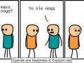 To nie noga