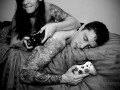 Couple play