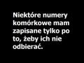 Niektóre numery 