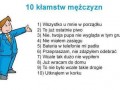10 Kłamstw mężczyzn