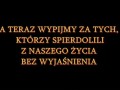 Wypijmy za tych
