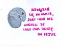 Siedzę na niewidocznym bo mam dość ludzi