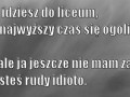 Synu idziesz do liceum