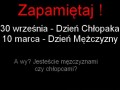 Drodzy mężczyźnichłopcy