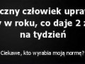 Statystyczny człowiek