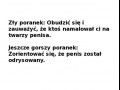 Zły poranek