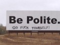 Be polite