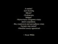 Oscar wilde