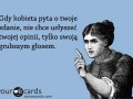 Jakie zdanie chce uslyszec kobieta