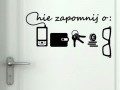 Dobre przypomnienie na drzwiach