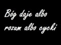 Bóg daje albo rozum albo cycki