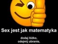 Sex jest jak matematyka