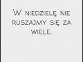 W niedzielę
