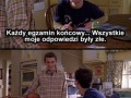Oblałem wszystkie przedmioty