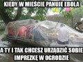 W mieście panuje ebola
