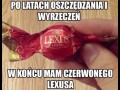Czerwony lexus