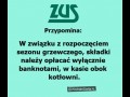 Zus przypomina