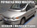 Potrąciłą mnie