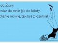 Mąż do żony