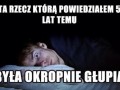 Kiedy próbujesz zasnąć