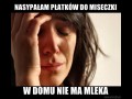 Nasypałam płatków do miseczki