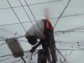 Prawie się spalił