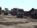 Bronisław Komorowski na budowie udawanej obwodnicy Inowrocławia