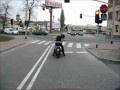 wkurzony motocyklista