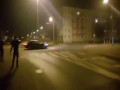 Koło (wielkopolska) rozbijają nowiuteńkie Maserati i pare innych aut, nieudany drift