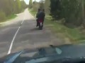 nawaleni na skuterze