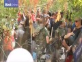 Macedońska Policja vs imigranci