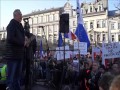 Marek Kondrat na Demonstracji KOD w Krakowie