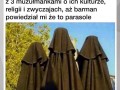 Nacjonalista i trzy muzułmanki