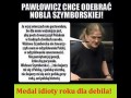 Odebrać Nobla Szymborskiej