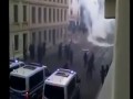 Walki policji z imigrantami w Lipsku