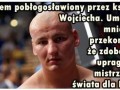 Szpila pobłogosławiony przez księdza