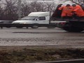 Naprawa autostrady w Rosji