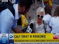 A ja wiem co Polskę czeka! Zakręcona babcia z Krakowa kontra reporter TVNu!