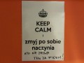 Kto nie zmywa naczyń ten popiera PIS