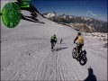 Szalony zjazd rowerami po lodowcu we Francuskich Alpach