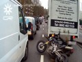 Niecierpliwy motocyklista