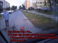 Rowerzystka spanikowała - Kutno