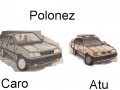 FSO POLONEZ CARO FSO POLONEZ ATU rysunek gazeta gazetka