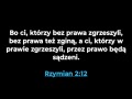 Rzymian 2:12