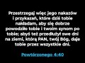 Powtórzonego 4:40